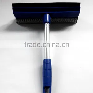 Sponge and Rubber Double Sided Window Wiper Stainless Steel Handle 30cm thumbnail-2