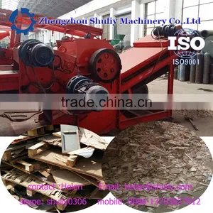 Wood Sawdust Crushing Machine Waste Wood Pallet Crusher With Nails Removed 0086-13703827012 thumbnail-2