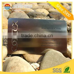 Stainless Steel Designable Metal Credit Card thumbnail-6