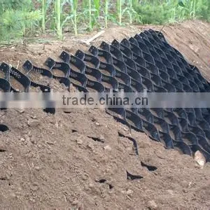 Textured HDPE Honeycomb Plastic Gravel Stabilizer Reinforced Geocell Used in Slope thumbnail-1