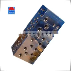 Small Aluminum Hydraulic Manifold 1-8ton 3way Manifold 5 Valve thumbnail-1