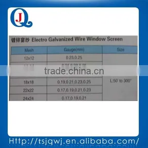 ELECTRO GALVANIZED WIRE WINDOW SCREEN thumbnail-2
