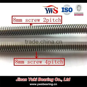 8mm 10mm Lead Screw With Trapezoidal Thread and Brass Nut thumbnail-2