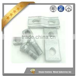 Deadend Hardware Offest 6409 Bolted Guy Wire Clamp thumbnail-6