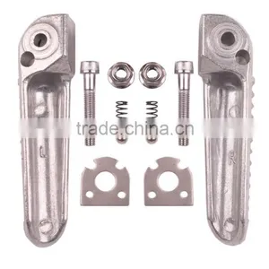 Motorcycle Rear Footrest Foot Pegs For Yamaha YZF R1 02-14 R6 2003-2014 2013 12 thumbnail-2