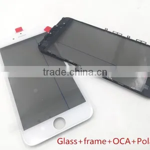 LCD Front Glass With Cold Glue LCD Frame Bezel And OCA With Polarizer For Iphone 6S Plus Lcd Refurbish thumbnail-2