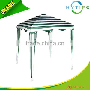 2X2M GREEN POLYESTER Round Metal Gazebo thumbnail-1