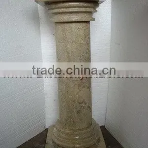 EXPORT QUALITY SAHARA BEIGE MARBLE PEDESTALS thumbnail-2