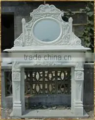 Italian Style Marble Carving Fireplace thumbnail-5