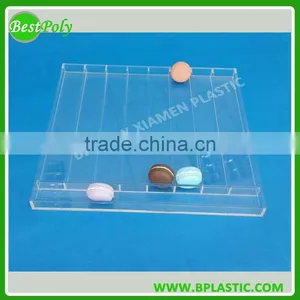 High Quality Acrylic Tray for Cookie,chocolate,macarons thumbnail-1