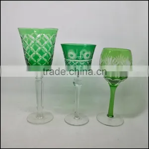 Hand Cut Scandinavian Style Wine Glass Champange Flute thumbnail-2