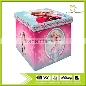 Disney Audited Factory Disney Foldable Storage Ottoman, Frozen thumbnail-2
