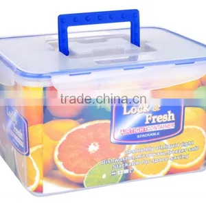 9000ml Keep Vegetables Fresh Box/BPA Free Container/fresh Food Box/vacuum Seal Food Box With Handle thumbnail-1