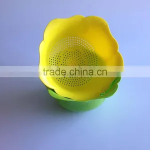 Kitchen Multipurpose Plastic Flower Shape Vegetable Basket thumbnail-4