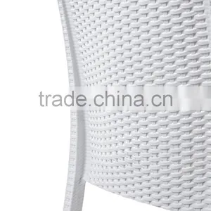 Garden White Stacking Chair thumbnail-5