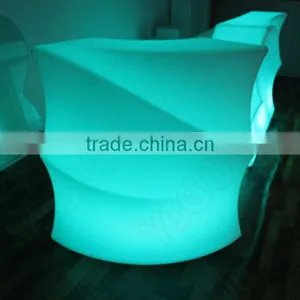 2015 Newest Acrylic Material Illuminated Led Table and Chair for Events thumbnail-5
