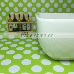 Stocked White Porcelain Square Dish/food Dish/rice Dish/salad Bowl thumbnail-2