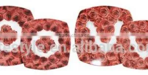 Square Shape Porcelain Plate,Ceramic Plates Wih Decal thumbnail-5