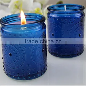 Wax Candle Jar Glass Candle Jar,color Candle Glass,tea Light Holder thumbnail-3