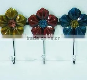 2011 IRON Flower Wall Hook thumbnail-1