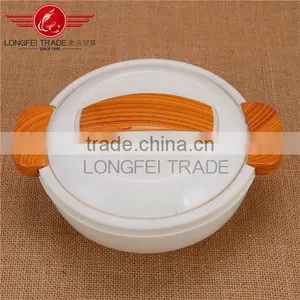 Household Elegant 3pcs Insulated Food Warmer Casserole/ Plastic Food Container Set thumbnail-3