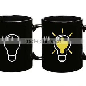 Eco-friendly 11oz Magic Coffee Mug Light Bulb Mug, Stoneware Promotional Gift Cup thumbnail-5
