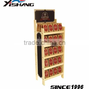 OEM ODM Custom Display Rack Fashion Design Wood Supermarket Display Stand thumbnail-1