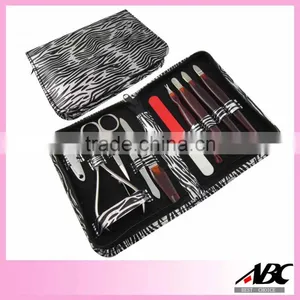 Fashional Leopard Print Pouch Nail Care Kit thumbnail-3