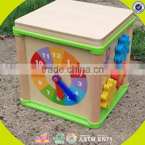 Оптовая продажа деревянных игровых кубиков для младенцев 2017 года. Новейшие деревянные игровые кубики для детей. Модные деревянные игровые кубики для детей W11B123 thumbnail-5