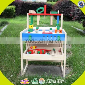 2017 New Design Baby Wooden Tool Set Toy Wholesale Kids Wooden Tool Set Toy Educational Children Wooden Tool Set Toy W03D069 thumbnail-1