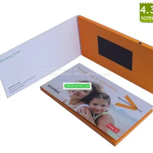 Beautiful Design A5 Size 4.3 Inch Lcd Video Brochure Card,video Greeting Card Module for Gifts thumbnail-5