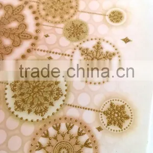 Window Decoration Vinyl Sticker, Gold Color Way Decoration Window Sticker Home Decoration thumbnail-5