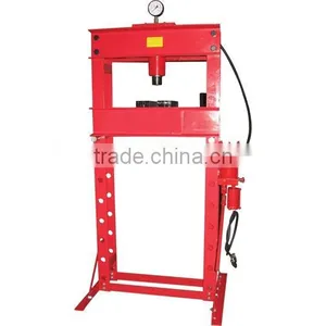 40Ton Hydaulic Pneumtaic Shop Press With Gauge With Cable Winch thumbnail-1
