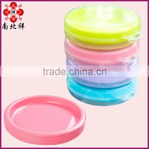 2017 Clear PP Plastic Round Shape Plates Set for Picnic thumbnail-1