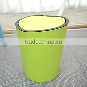 L00118 2017 New Design High Quality Plastic Trash Bin, Plastic Recycle Bin Heart Shape thumbnail-3