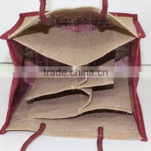Supermarket Non Woven Wine Shopping Bag Can Custom Logo Printed Promotion thumbnail-3