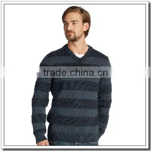 Men's OEM Service Stripe Cashmere Pullover thumbnail-1
