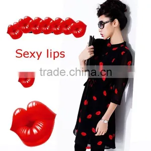 Korea Summer Fashion Red Slips Dress 2015 thumbnail-1