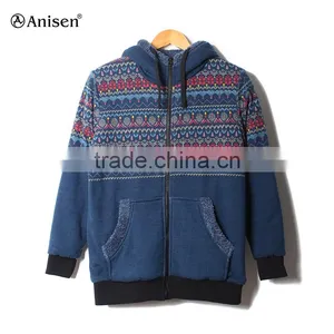 Oem Factory Wholesale Women Printing Fleece Jacket thumbnail-1