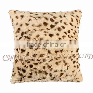 CX-D-100A Best Selling Popular Rabbit Fur Comfy Sofa Cushion Covers thumbnail-1