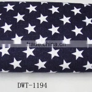 Fashion Lady Latest Cotton Canvas Print Dog Animal Star Wallet thumbnail-4