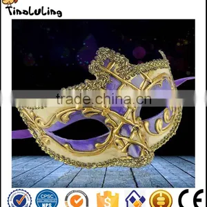 Halloween Party Stage Performance Props Princess Mask Trim Small Pointed Beauty Retro Mask thumbnail-1