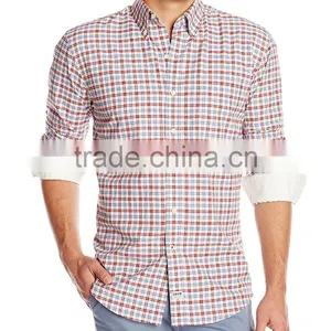 OEM 2016 New Style Wholesale Plaid Men's Plaid Flannel Shirt thumbnail-3