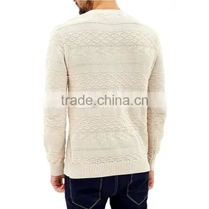 Round Neckline Polyester Sweater Designs Pictures for Man thumbnail-4