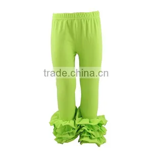 Wholesale Girls Boutique Ruffle Icing Leggings Pants Girls Kids Baby Toddler Spring Wear Valentine Icing Pants thumbnail-5