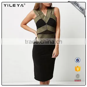 Elegant Ladies Sleeveless Pencil Dress,sleeveless Pencil Dress Knee Length,ladies Pencil Dresses thumbnail-3