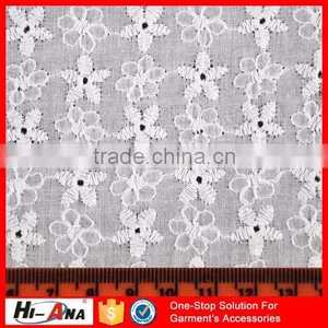 Hi-ana Lace3 Our Factories 20 Years'experience Good Price White Cotton Lace Fabric thumbnail-1