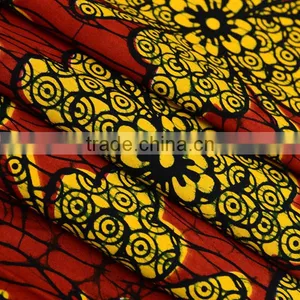African Wax Prints Fabric Real Wax Fabric thumbnail-1