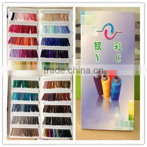Wuhan Supplier Wholese Raw White Ne 20/2 100 Percent Virgin Polyester Spun Yarn for Kniting thumbnail-6