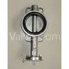 Simple Structure BS4504 PN10 / PN16 Flange Standard Stainless Steel Wafer Butterfly Valve thumbnail-1